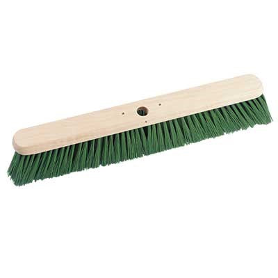 Stiff Polypropylene Platform Broom  - 24"/610mm - C/W Handle