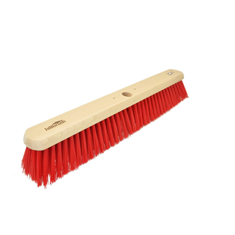 Stiff Polypropylene Platform Broom  - 24"/610mm - C/W Handle